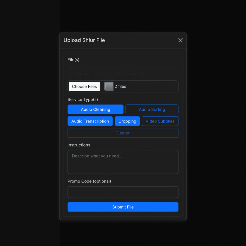 Upload Step